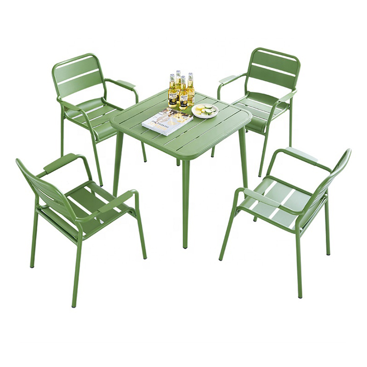 Promotional Aluminum Garden Furniture Dining Set【Aliya】