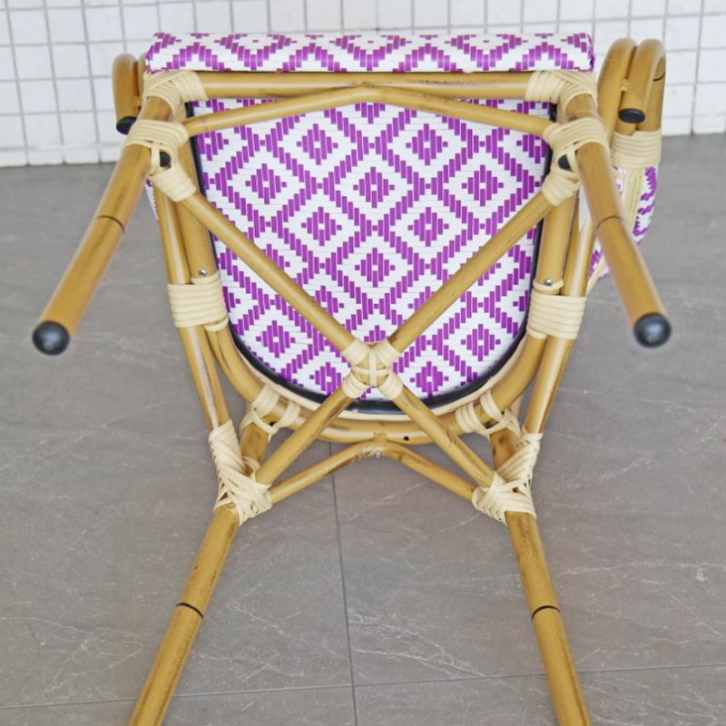 High Quality Bistro Pink Textilene Chair