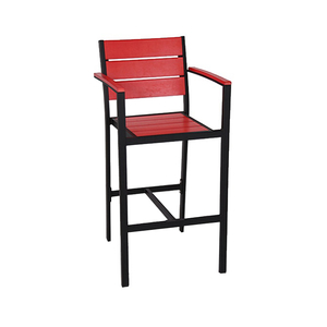 Water Proof Cheap Aluminum Plywood Garden Restaurant Furniture Bar Chair 【Pwc-15507】