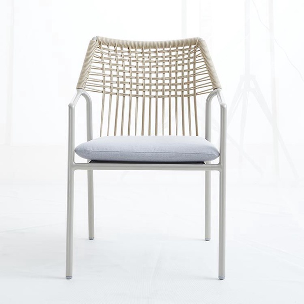 All Weather Indoor Outdoor Rope Weave Patio Bistro Chair【I can-20175】