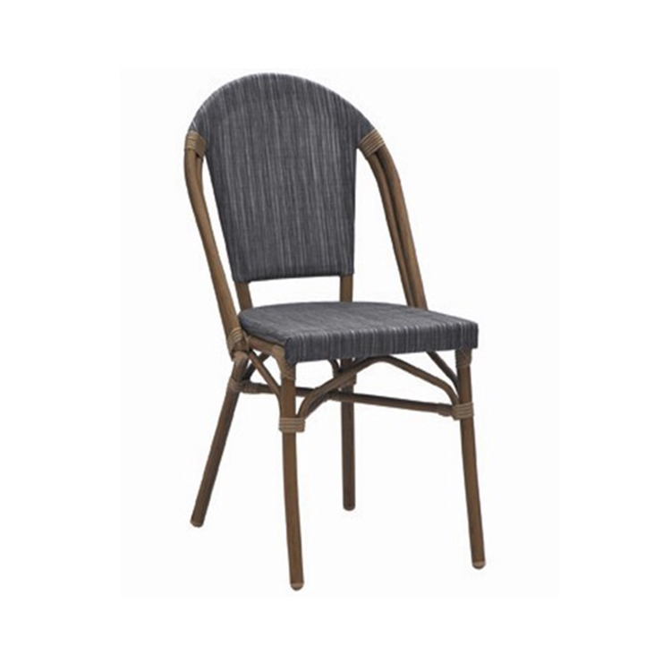 Outdoor Garden Restaurant Furniture Bamboo Aluminum Wicker Chair Tc-08005