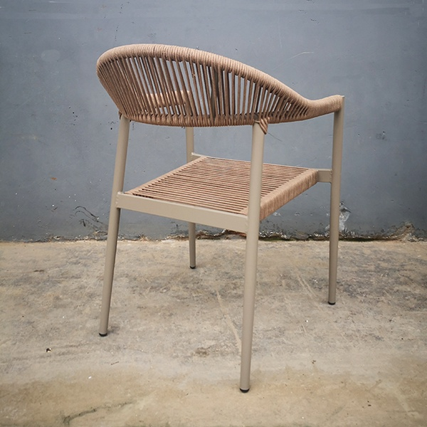 Garden Restaurant Furniture Aluminum Wicker Chair 【RC -20087 Arm】