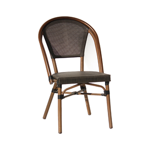 Cafe & Bistro Restaurant Outdoor Garden Aluminum Bentwood Patio Furniture Wicker Chair TC-08031 (1)