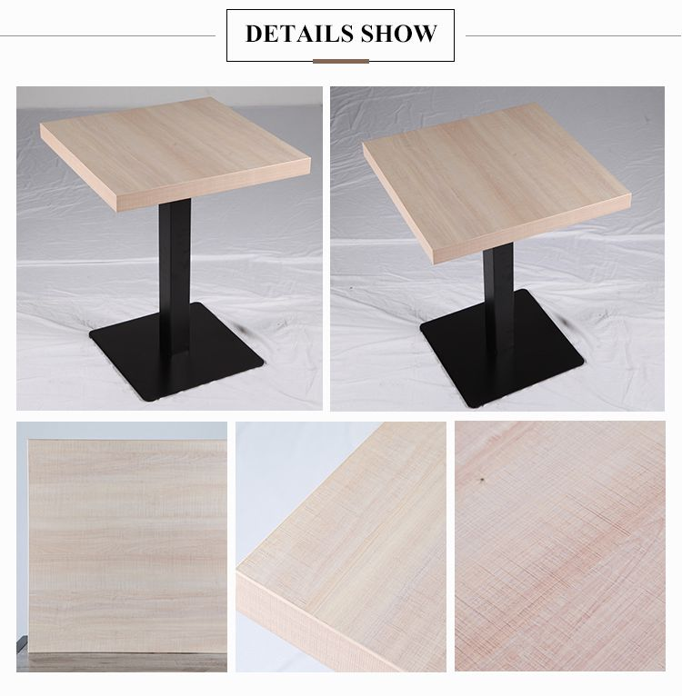 Square Wood Coffee Shop Table Buy Coffee Shop Square Table, Coffee