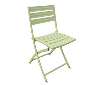 Green Comfortable Cafe Foldable Chair