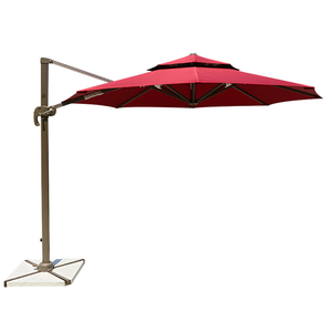 Uv Resistant Garden Outdoor Circle Solar Sunshade Beach Umbrella SU-021