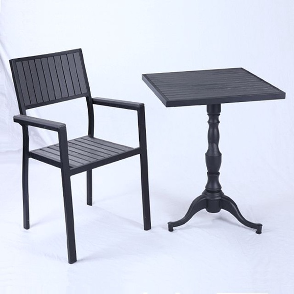Metal Carving Aluminum Square Cafe Banquet Dining Table Top【DCT-15567】