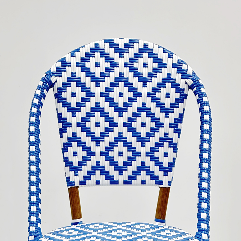 Oem Bar Blue Rattan Chair