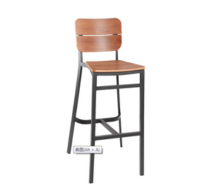 Affordable Plastic Wood Bar Furniture Set